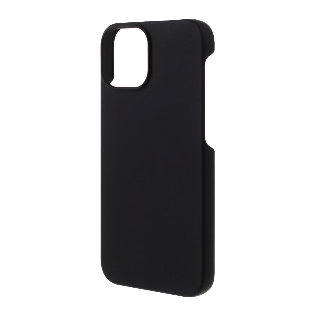 iPhone 13 Mini Rubberized Hard Case Black