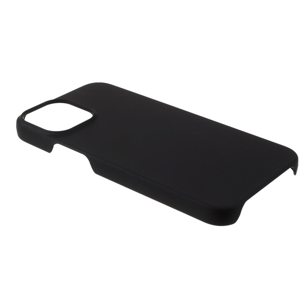 iPhone 13 Mini Rubberized Hard Case Black