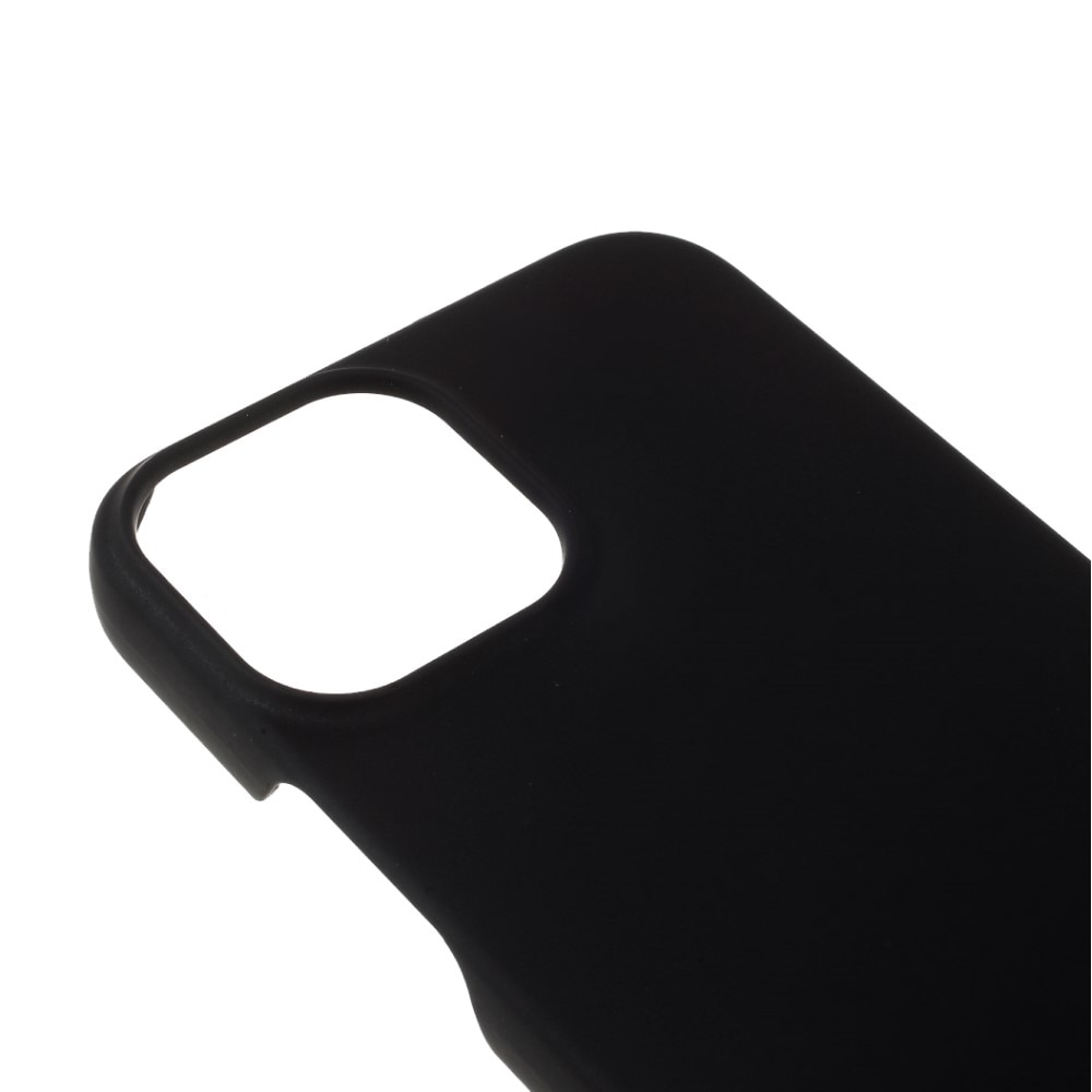 iPhone 13 Mini Rubberized Hard Case Black