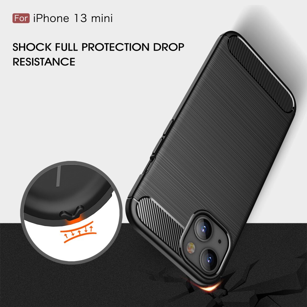 Apple iPhone 13 Mini Brushed TPU Case Black