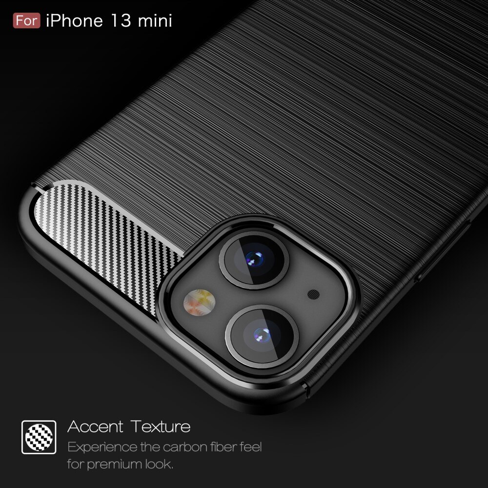 iPhone 13 Mini Brushed TPU Case Black