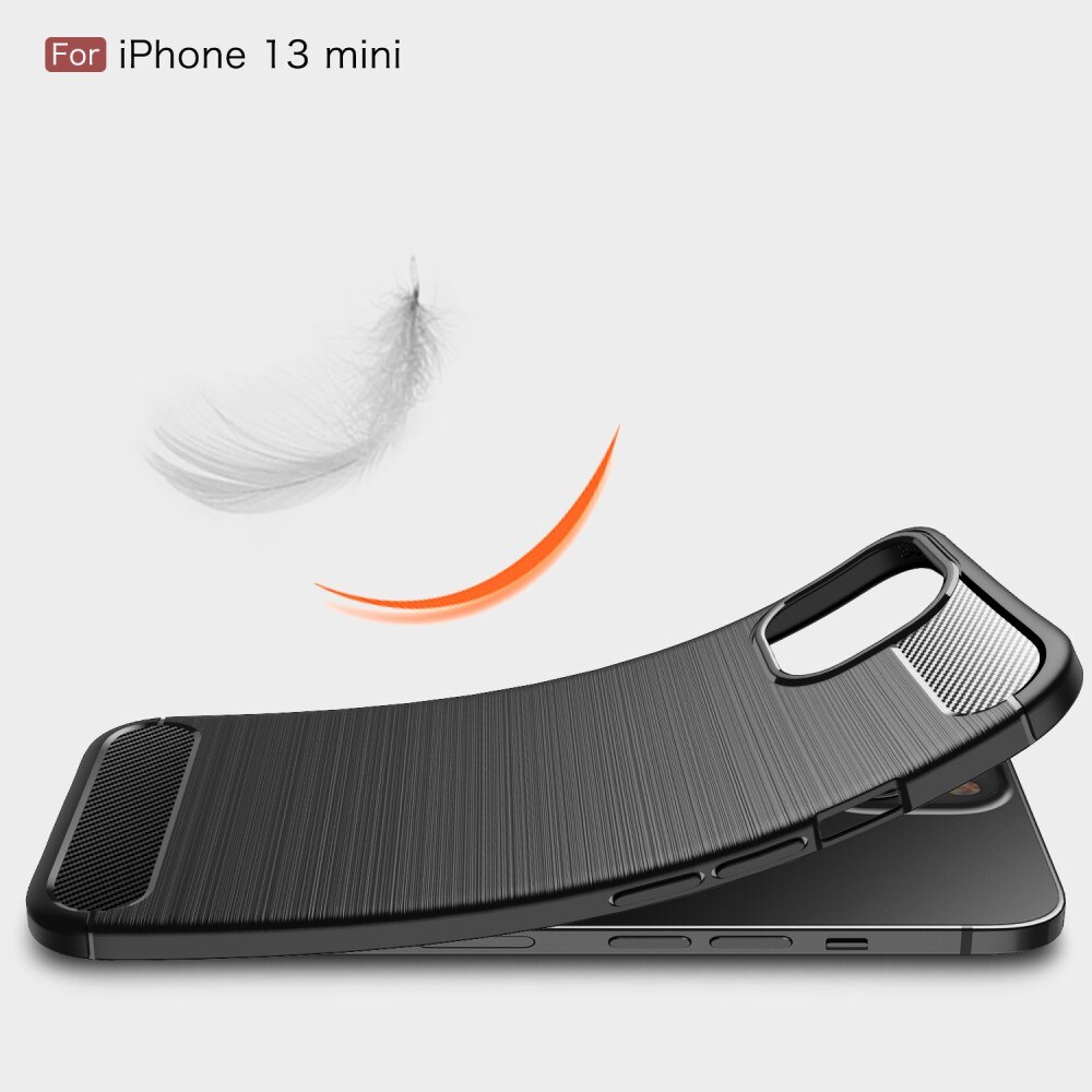 Apple iPhone 13 Mini Brushed TPU Case Black