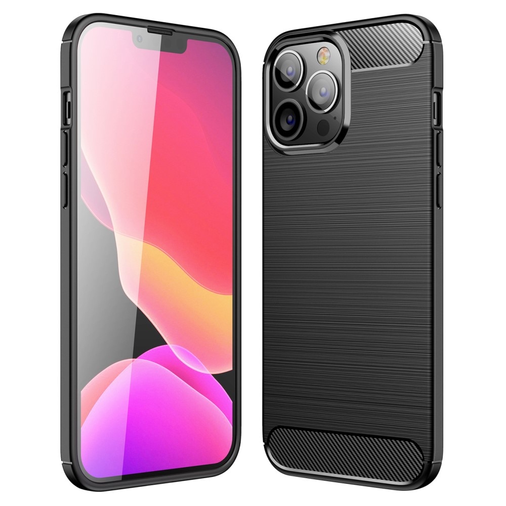 Apple iPhone 13 Pro Max Brushed TPU Case Black