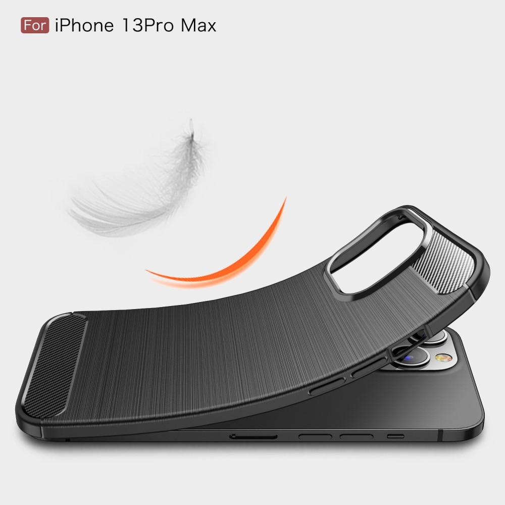 Apple iPhone 13 Pro Max Brushed TPU Case Black