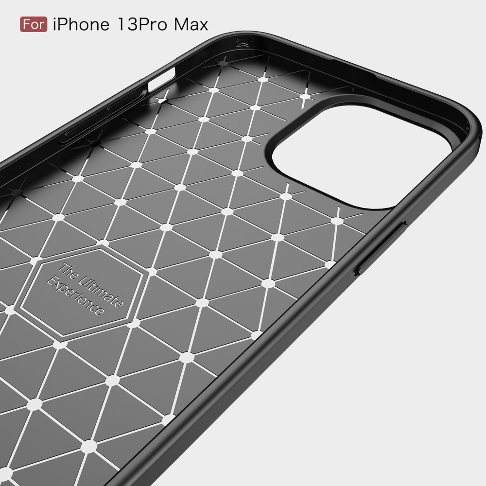 Apple iPhone 13 Pro Max Brushed TPU Case Black