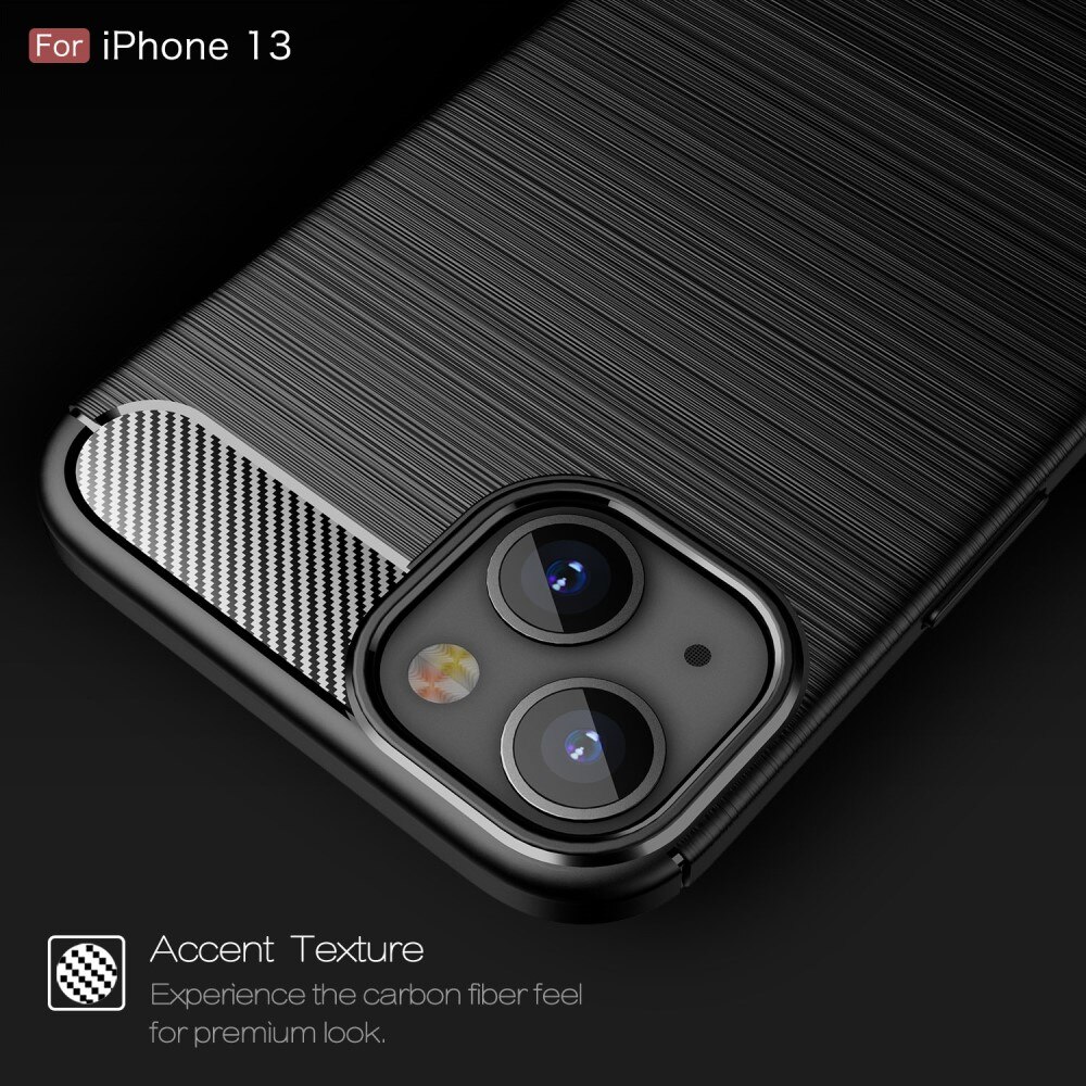 iPhone 13 Brushed TPU Case Black