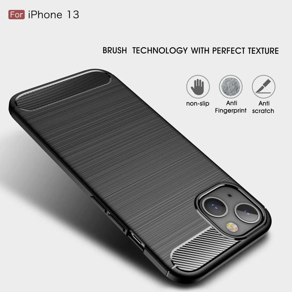 iPhone 13 Brushed TPU Case Black