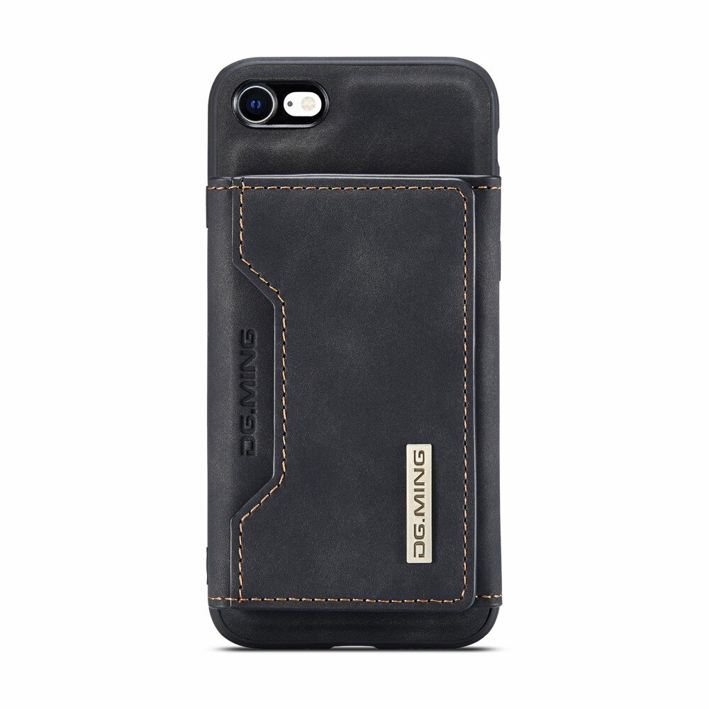 iPhone SE 2022 Magnetic Card Slot Case Black