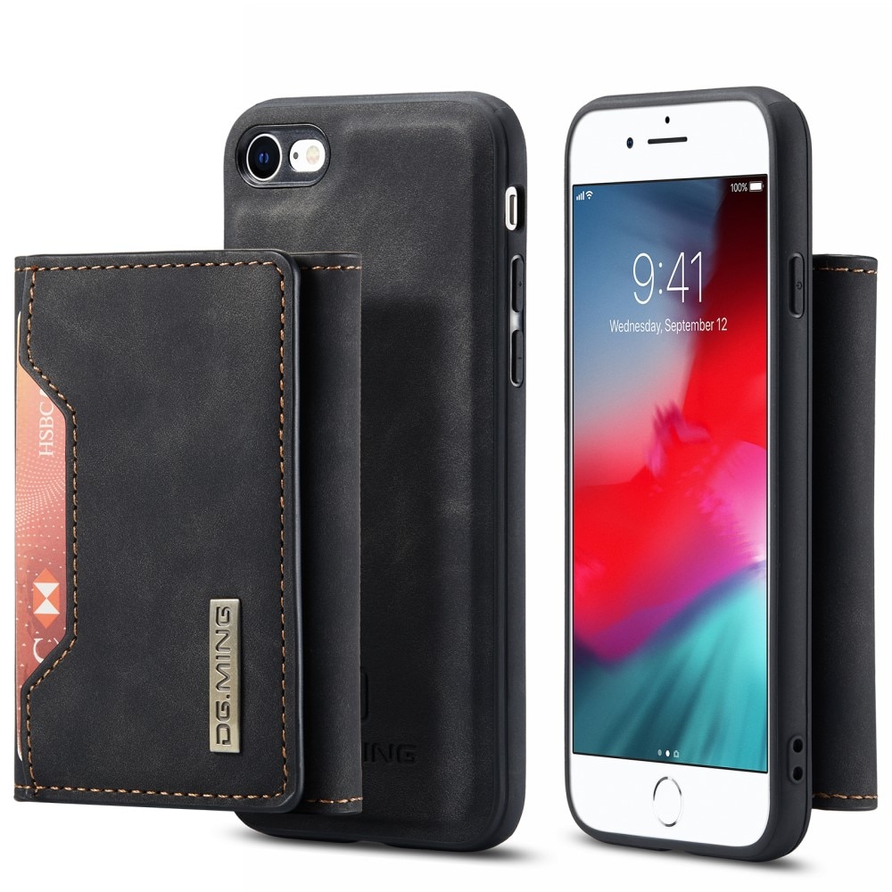 iPhone 7/8/SE Magnetic Card Slot Case Black