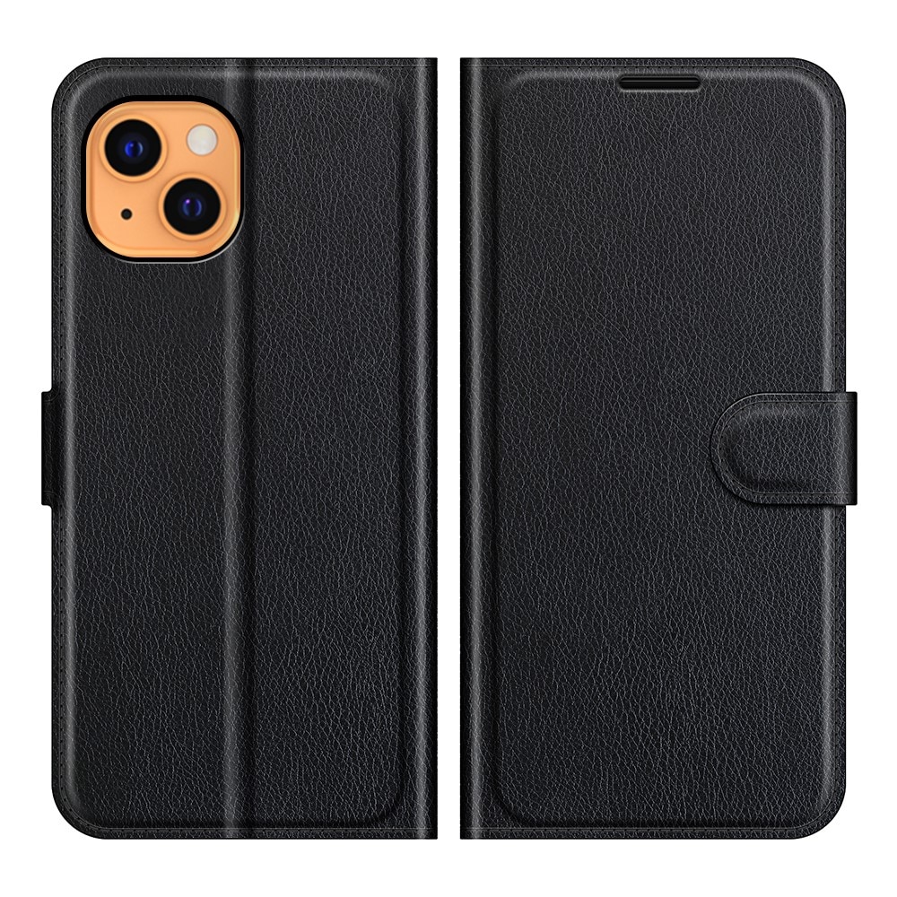 iPhone 13 Mini Wallet Book Cover Black