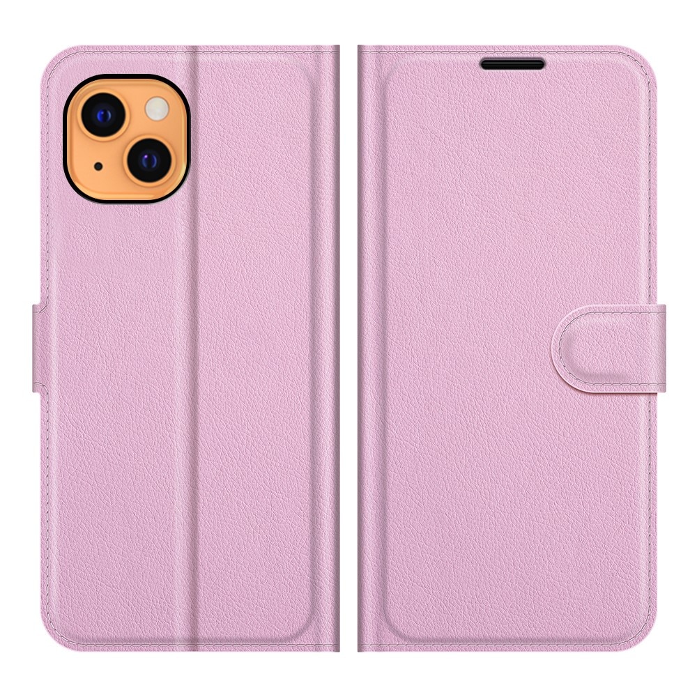 iPhone 13 Mini Wallet Book Cover Pink