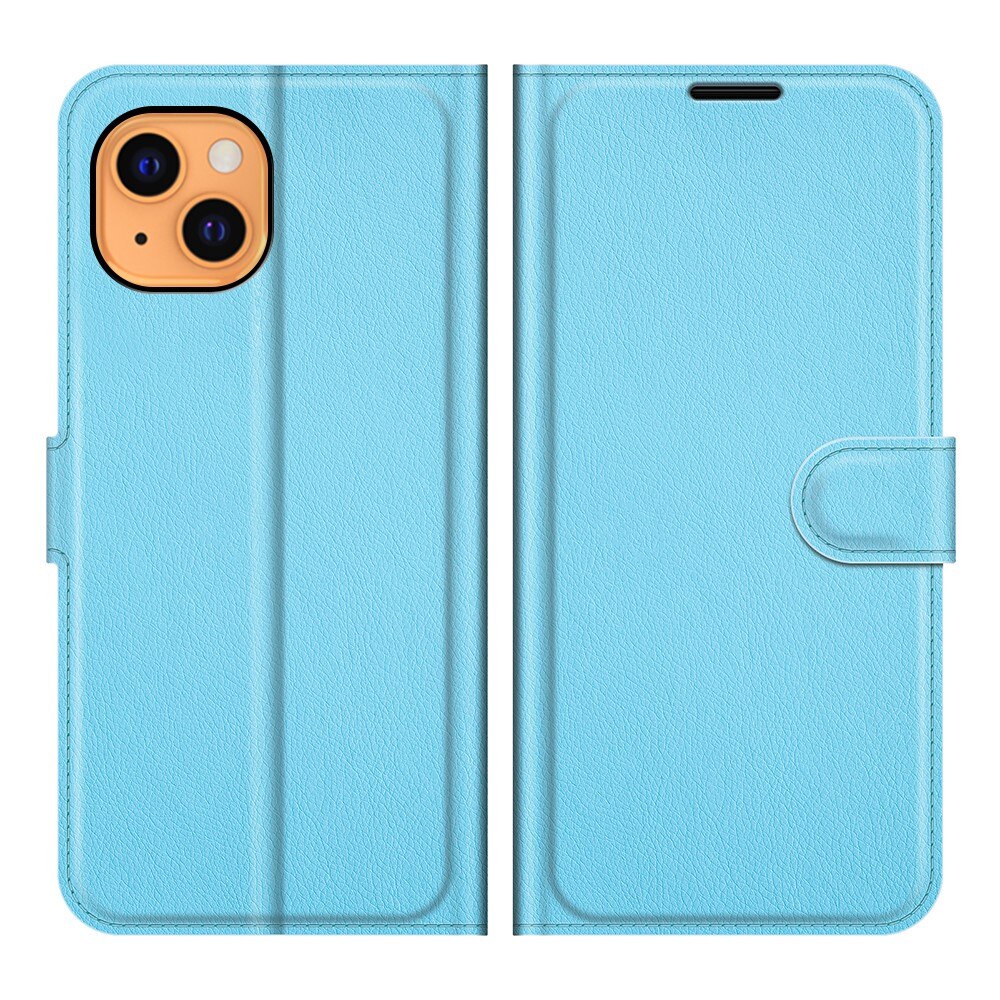 Apple iPhone 13 Mini Wallet Book Cover Blue
