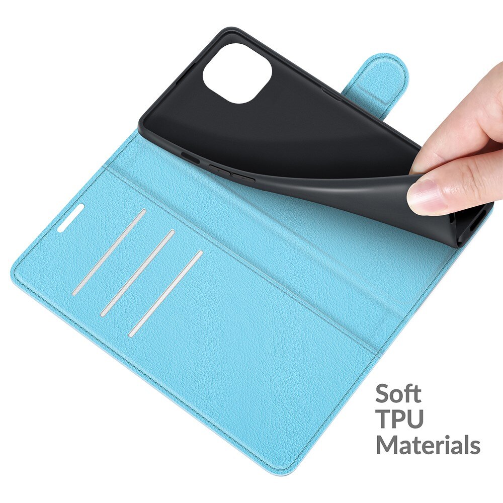 Apple iPhone 13 Mini Wallet Book Cover Blue