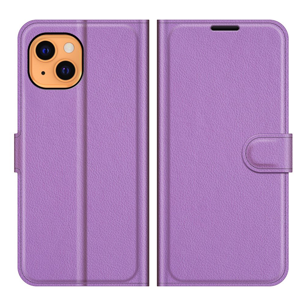 Apple iPhone 13 Mini Wallet Book Cover Purple