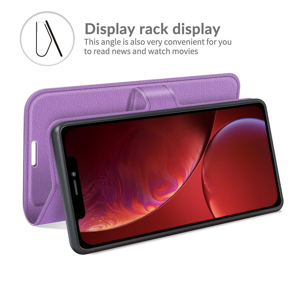 Apple iPhone 13 Mini Wallet Book Cover Purple