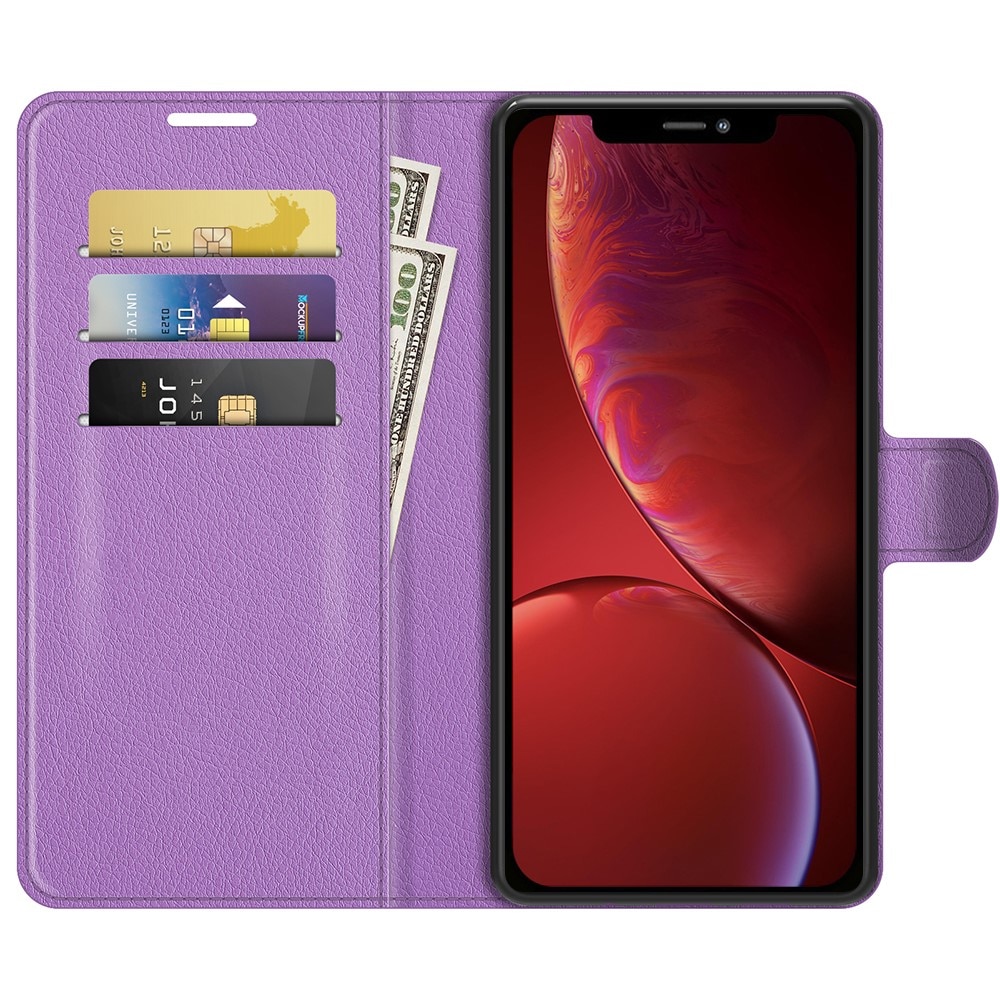 iPhone 13 Mini Wallet Book Cover Purple
