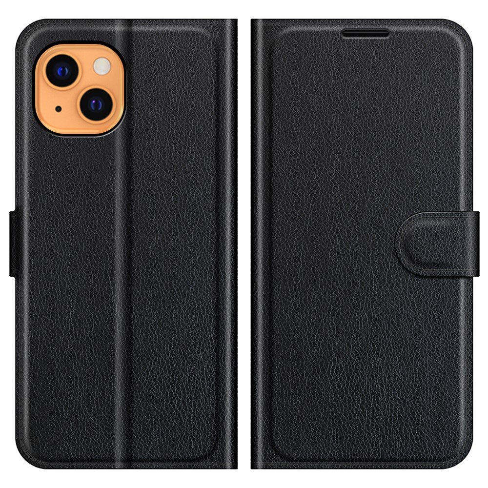 iPhone 13 Wallet Book Cover Black