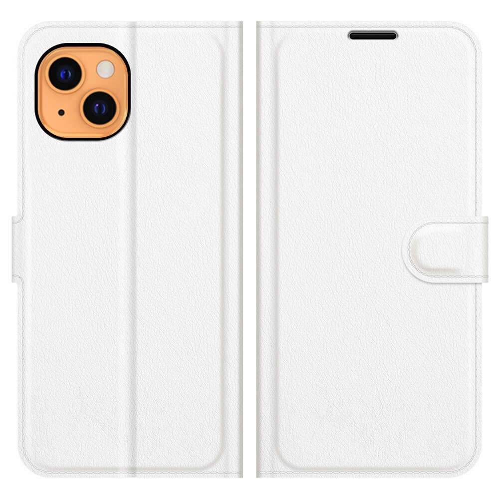 Apple iPhone 13 Wallet Book Cover White