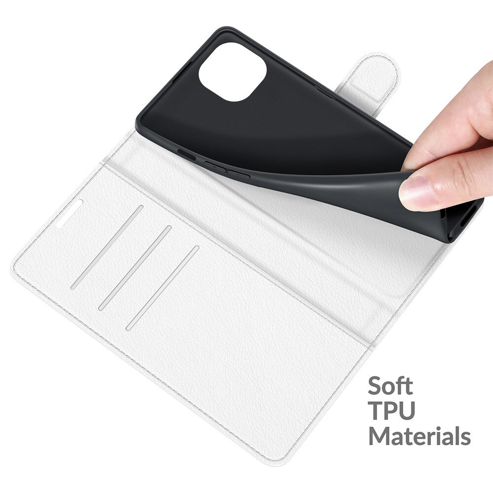 Apple iPhone 13 Wallet Book Cover White
