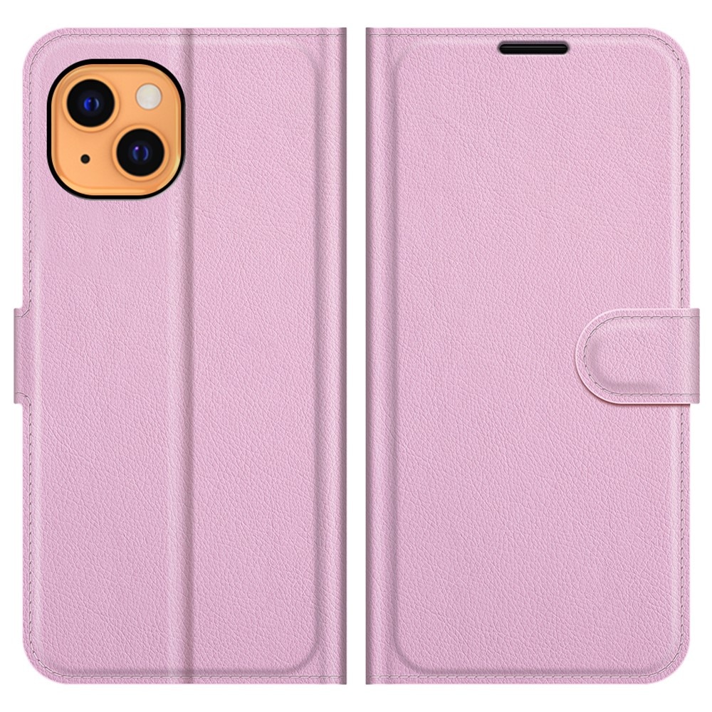 Apple iPhone 13 Wallet Book Cover Pink
