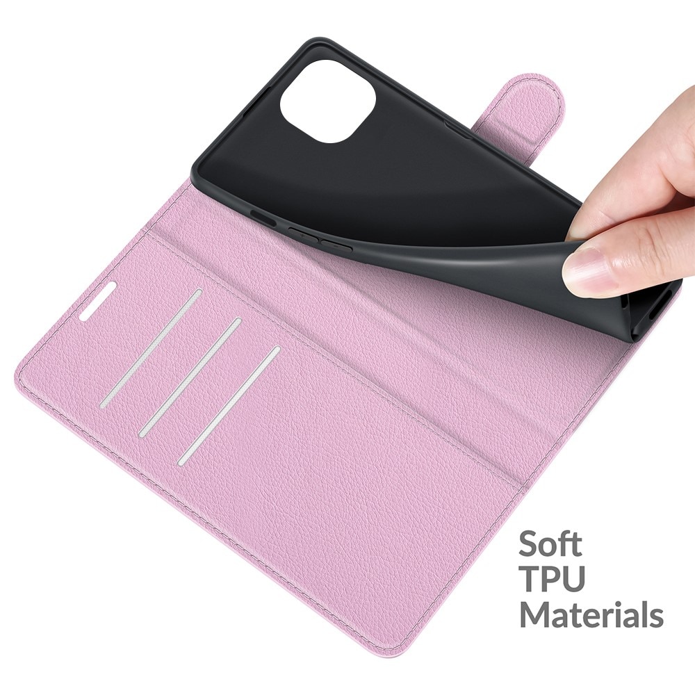 Apple iPhone 13 Wallet Book Cover Pink
