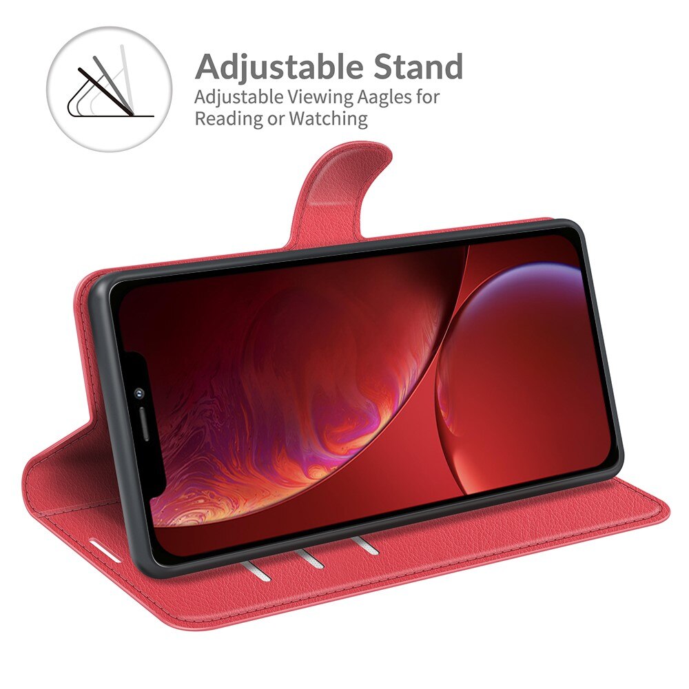 Apple iPhone 13 Wallet Book Cover Red