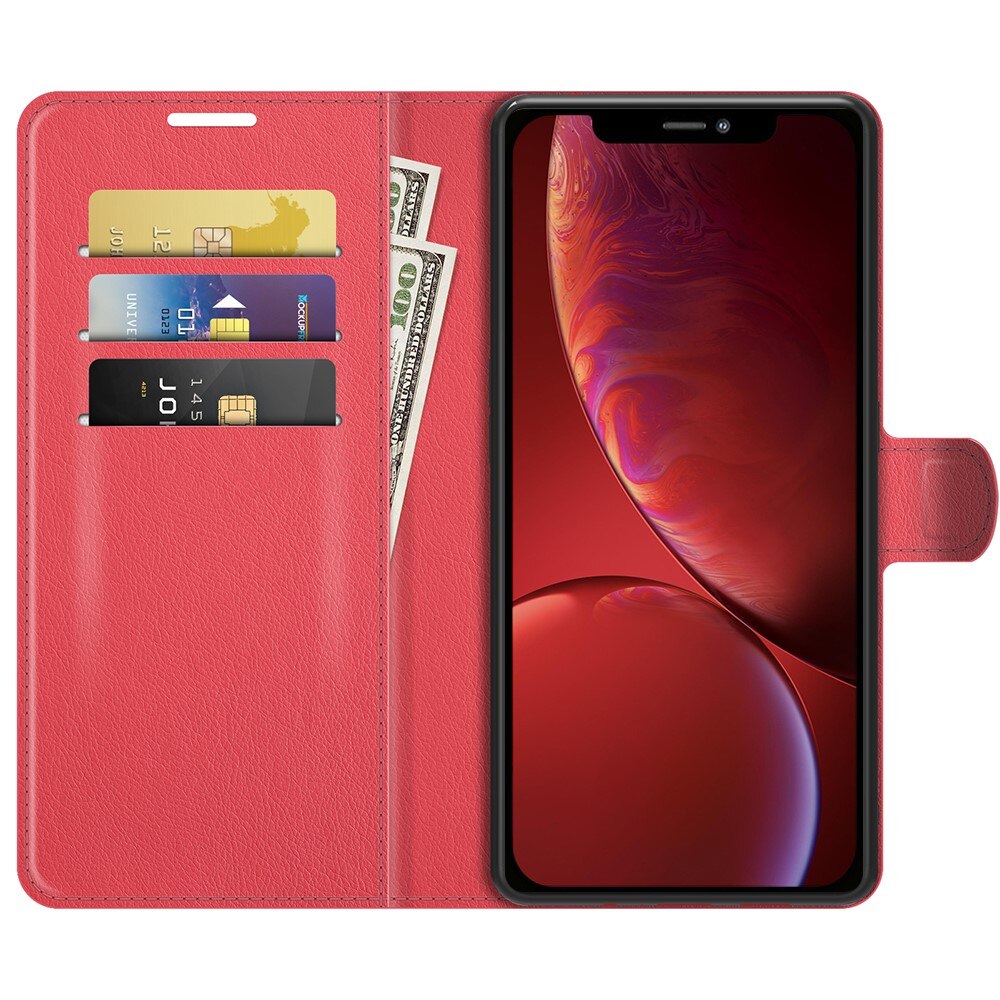 Apple iPhone 13 Wallet Book Cover Red