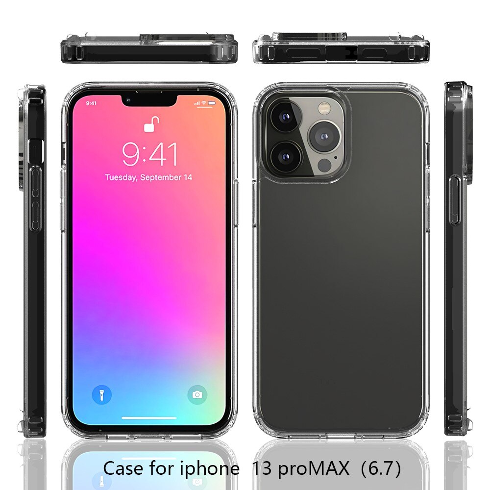 iPhone 13 Pro Max Crystal Hybrid Case Transparent