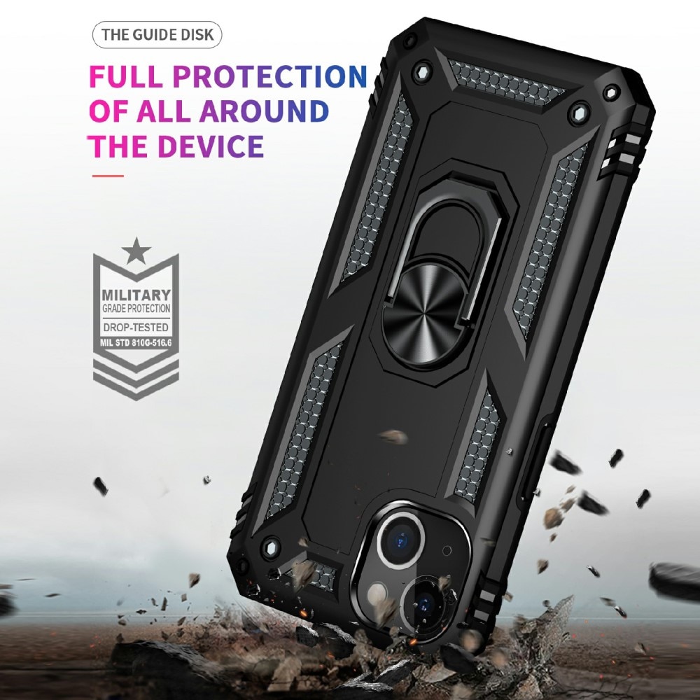 iPhone 13 Hybrid Case Tech Ring Black