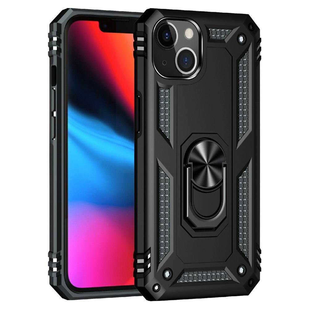 iPhone 13 Hybrid Case Tech Ring Black