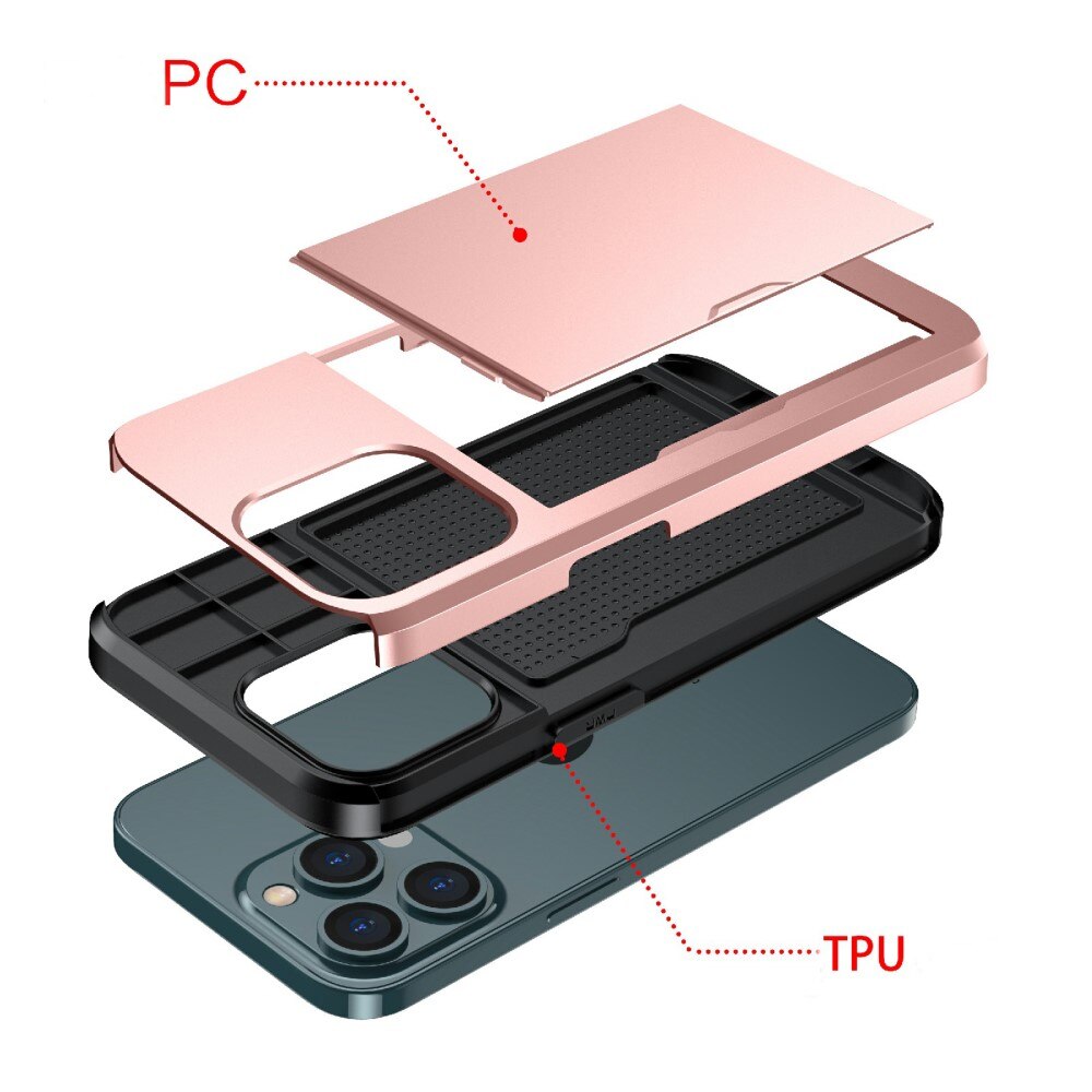 iPhone 13 Pro Card Slot Case Pink