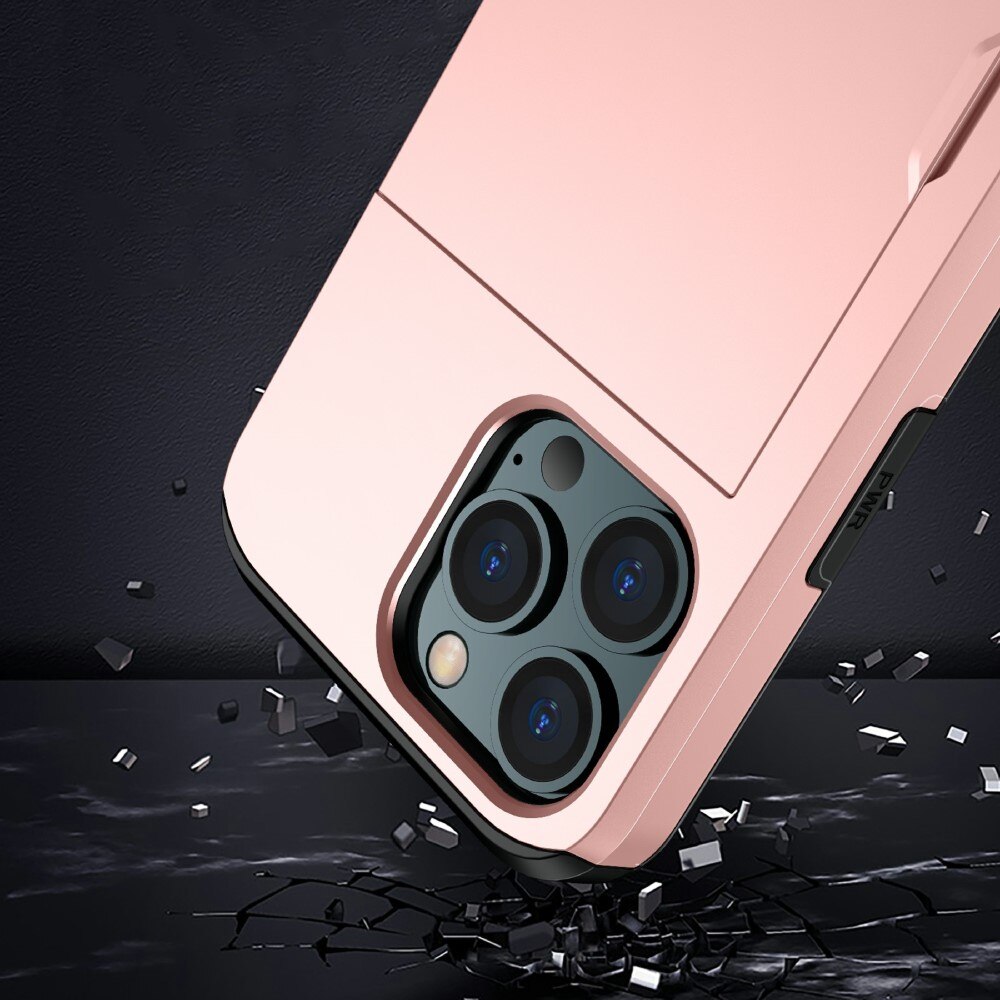 Apple iPhone 13 Pro Max Card Slot Case Pink