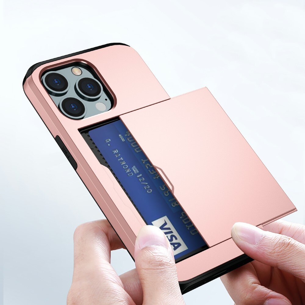 Apple iPhone 13 Pro Max Card Slot Case Pink