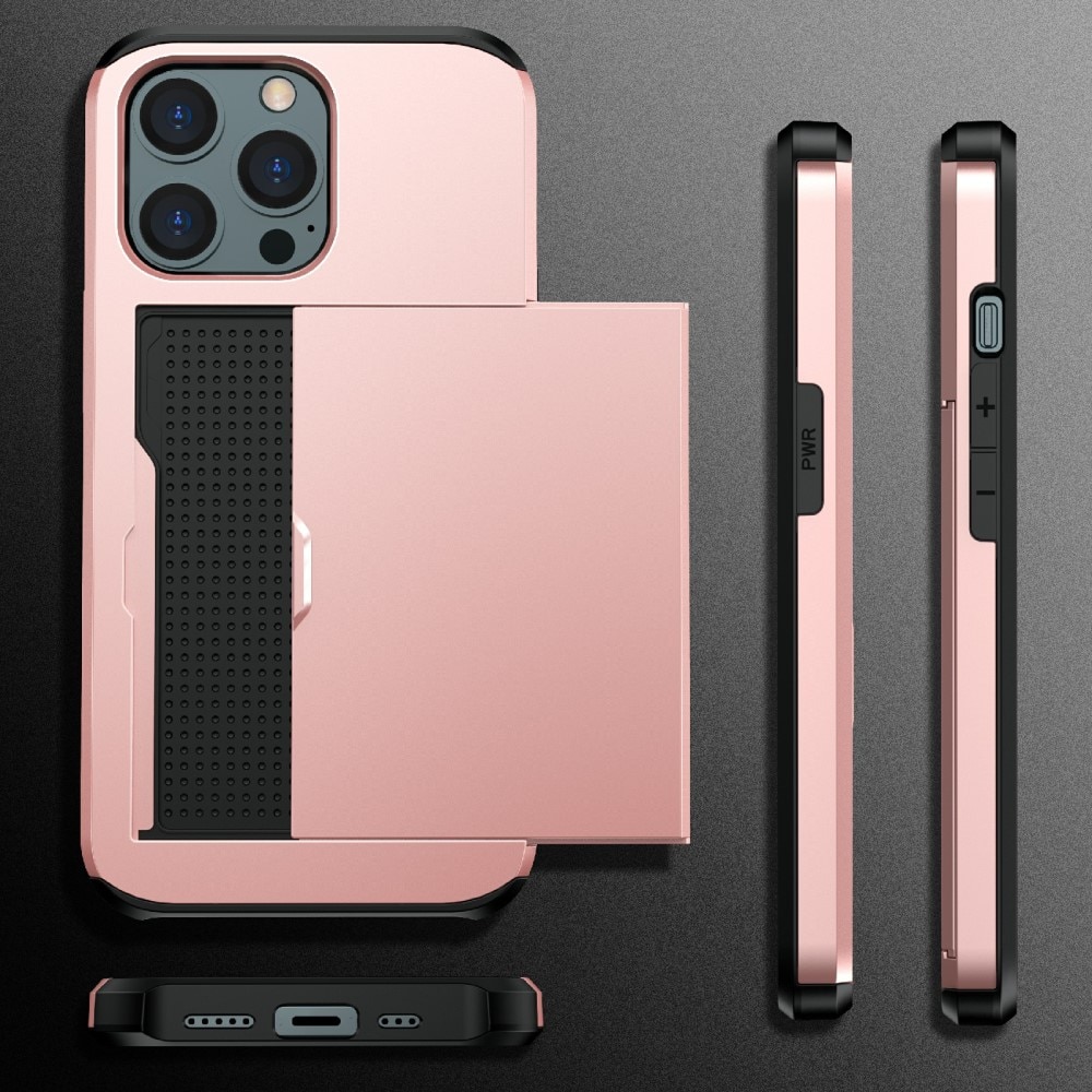 iPhone 13 Mini Card Slot Case Light Pink