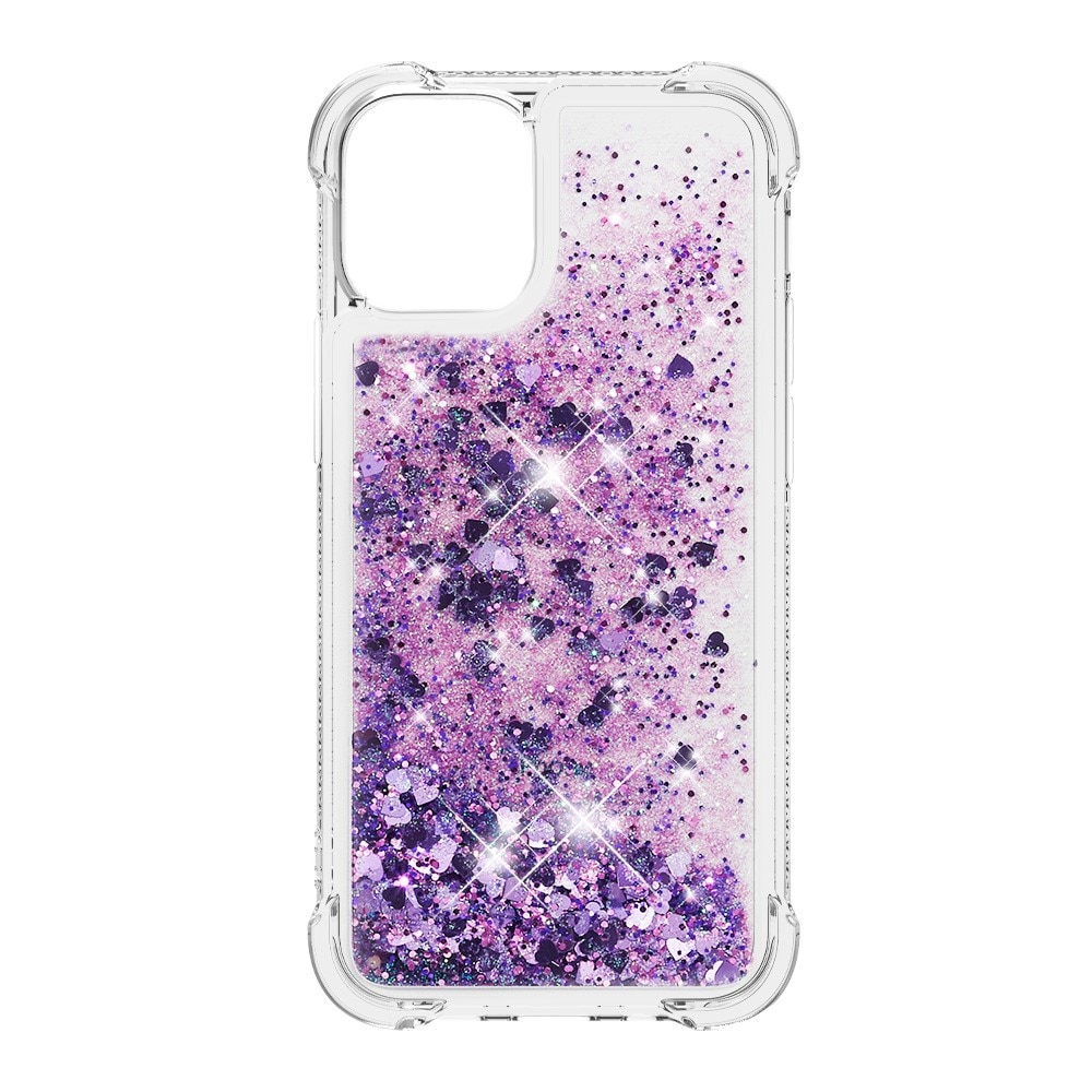 iPhone 13 Mini Glitter Powder TPU Case Purple