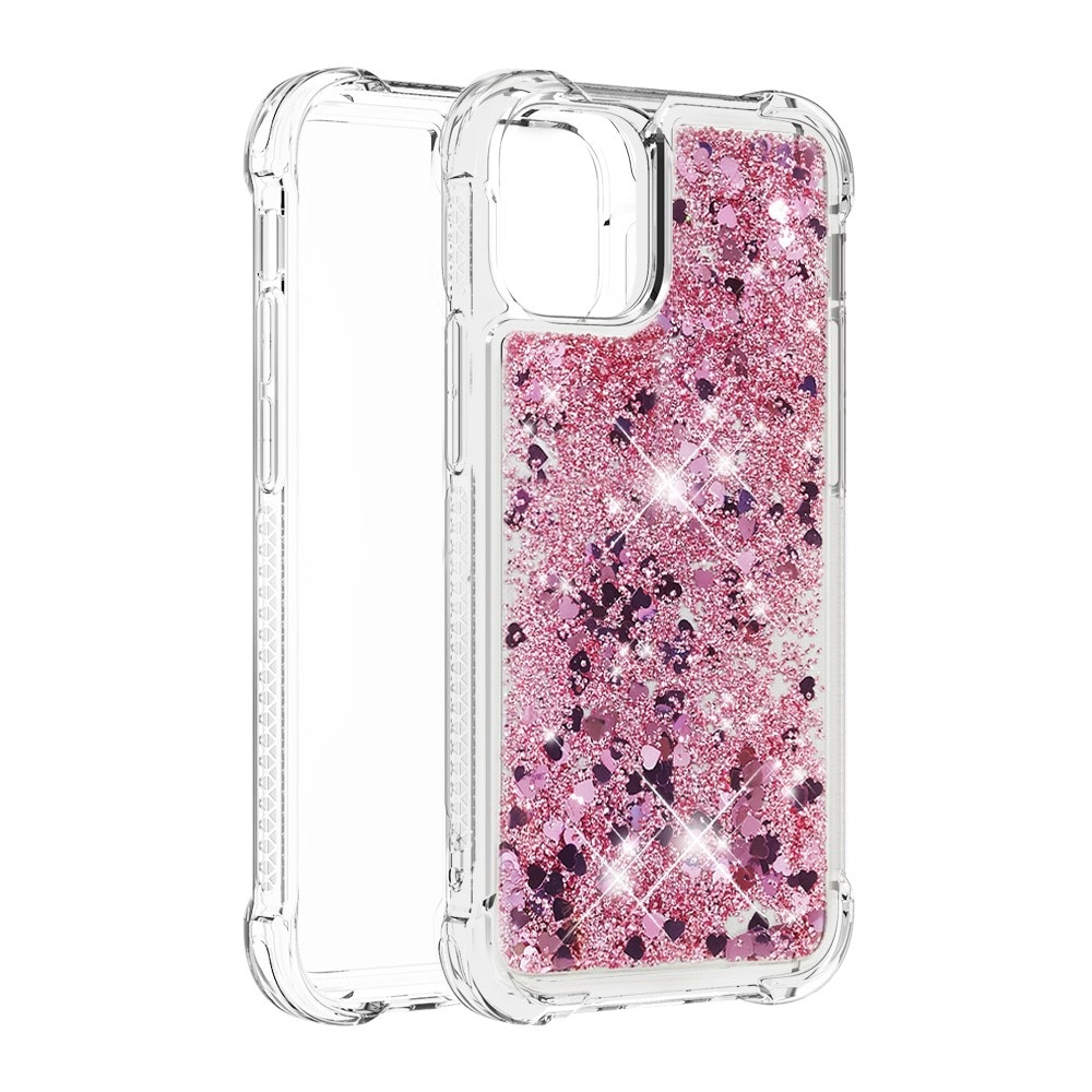 iPhone 13 Glitter Powder TPU Case Rose Gold