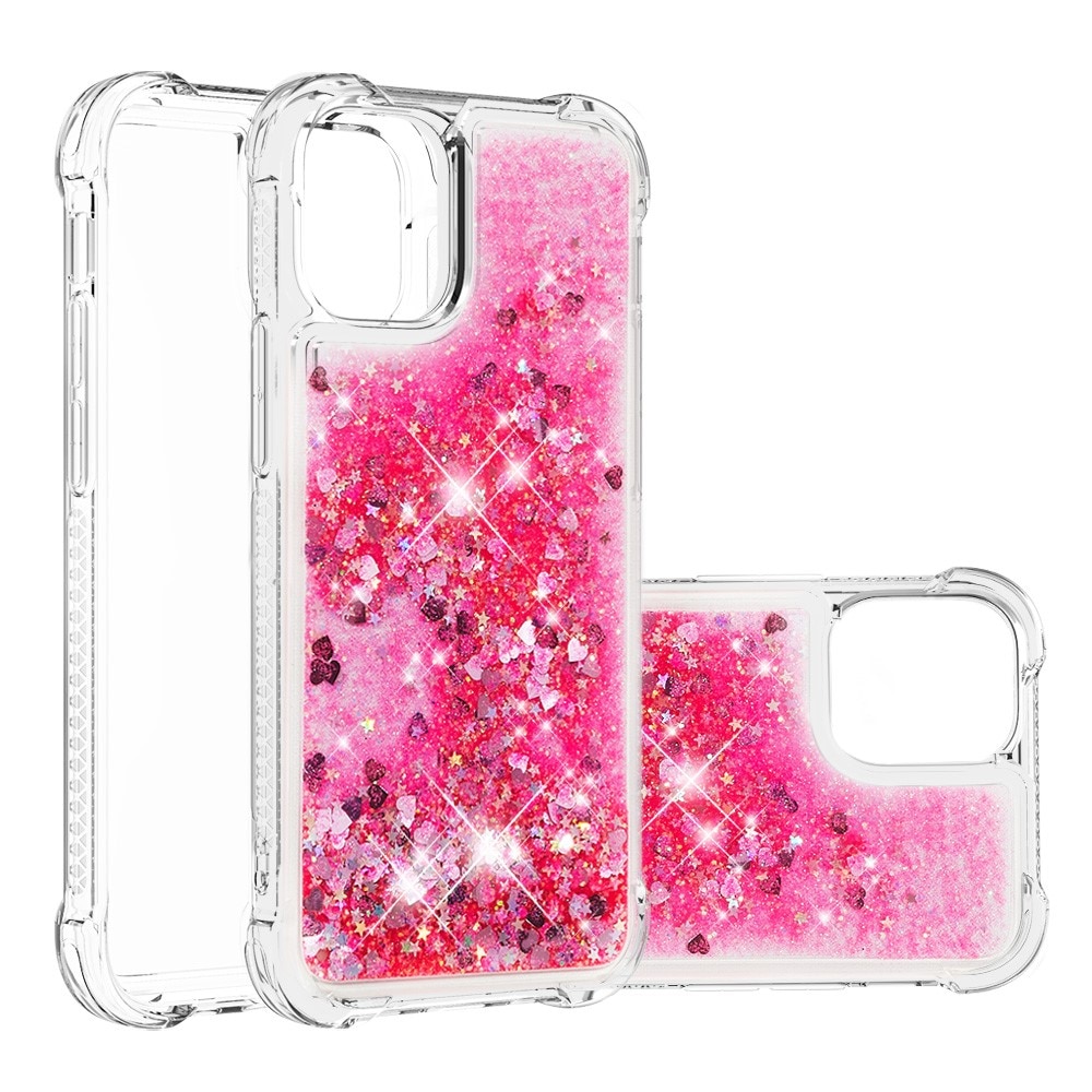 iPhone 13 Glitter Powder TPU Case Pink