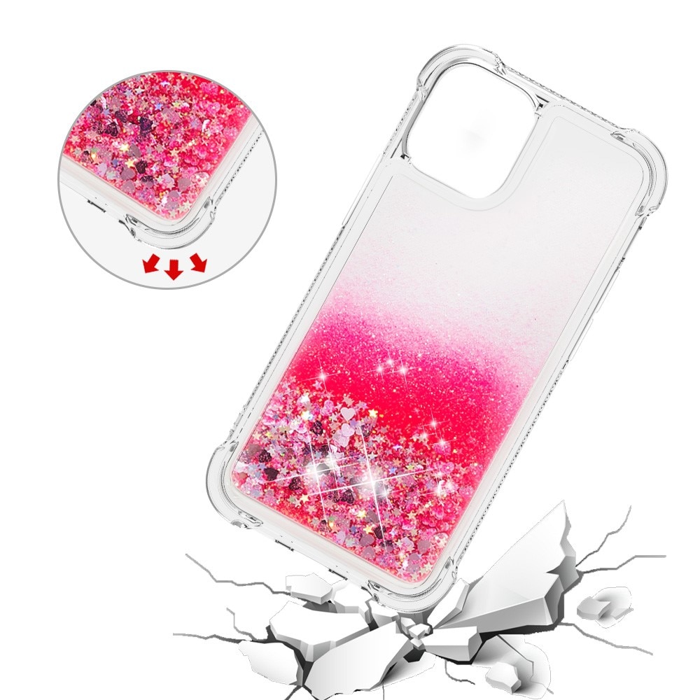 iPhone 13 Glitter Powder TPU Case Pink