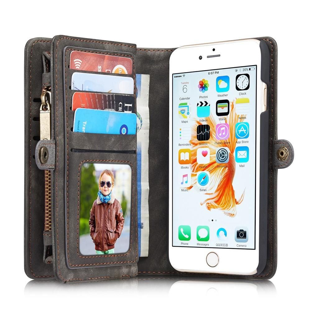 iPhone 6 Plus/6S Plus Multi-slot Wallet Case Grey