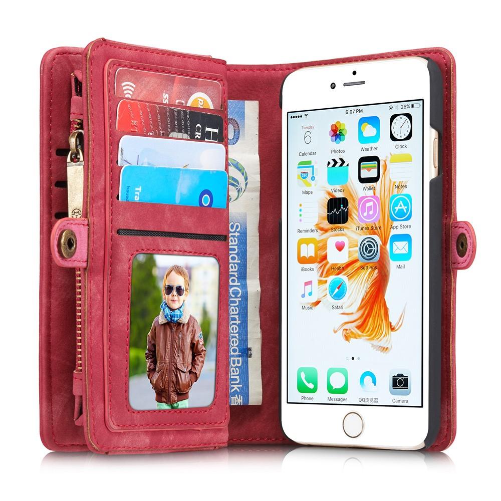 iPhone 6/6S Multi-slot Wallet Case Red