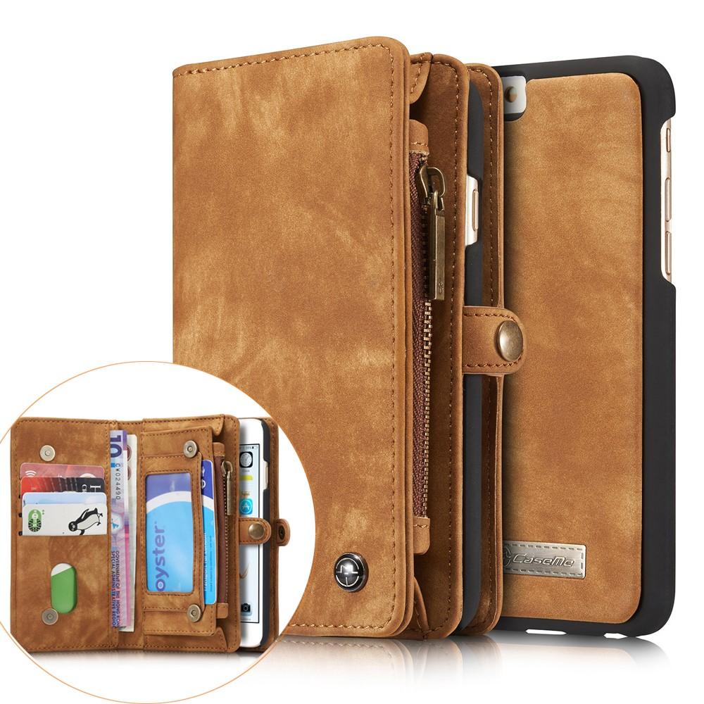 iPhone 6/6S Multi-slot Wallet Case Brown