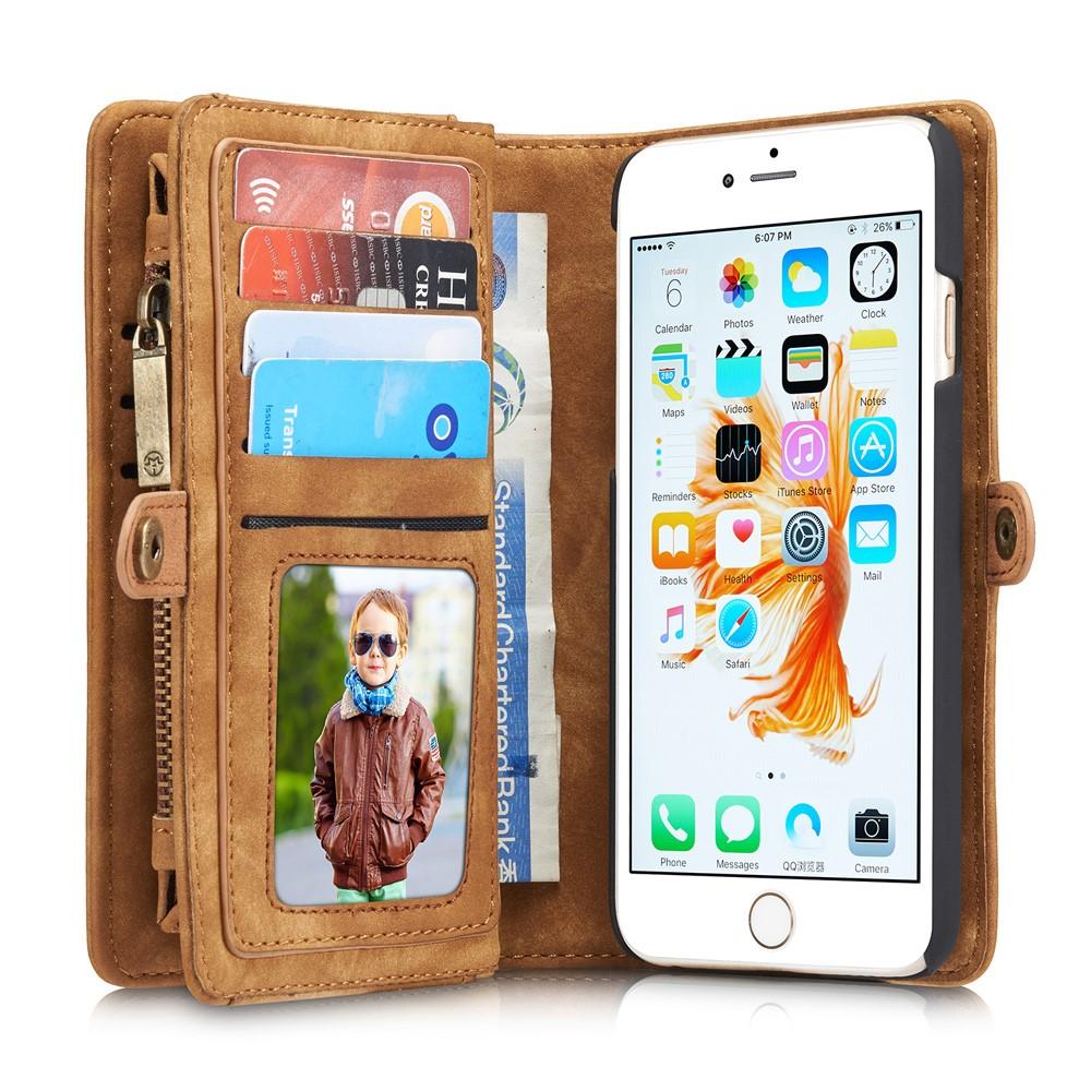 iPhone 6/6S Multi-slot Wallet Case Brown