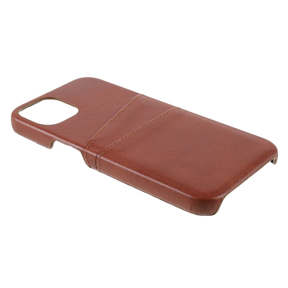 iPhone 13 Card Slots Case Brown