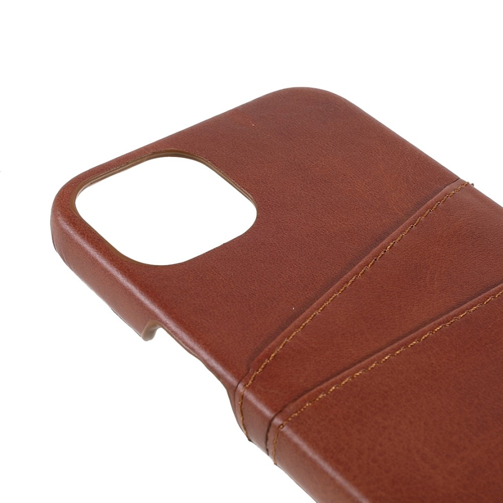 iPhone 13 Card Slots Case Brown