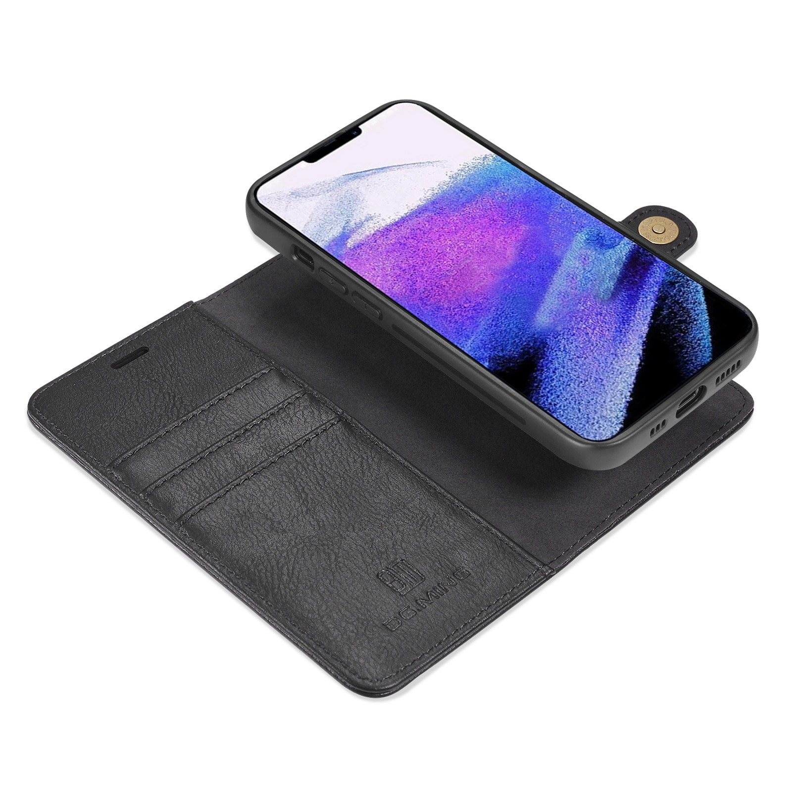 iPhone 13 Pro Magnet Wallet Black