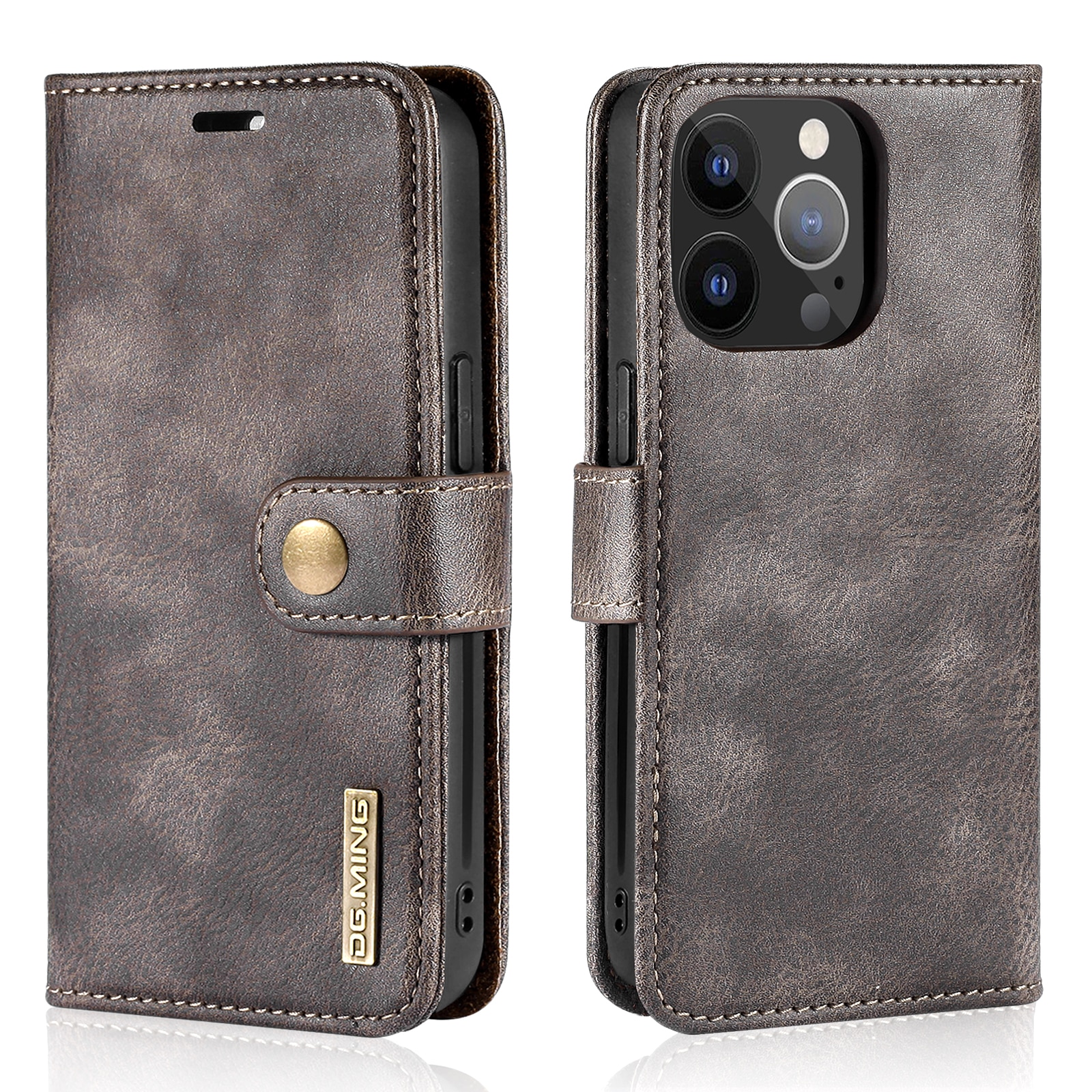 iPhone 13 Pro Max Magnet Wallet Brown
