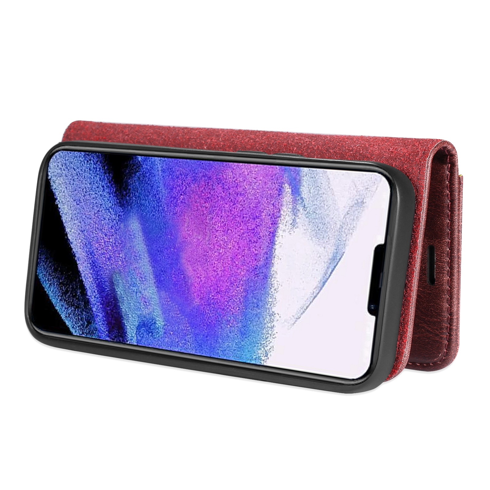 iPhone 13 Pro Magnet Wallet Red