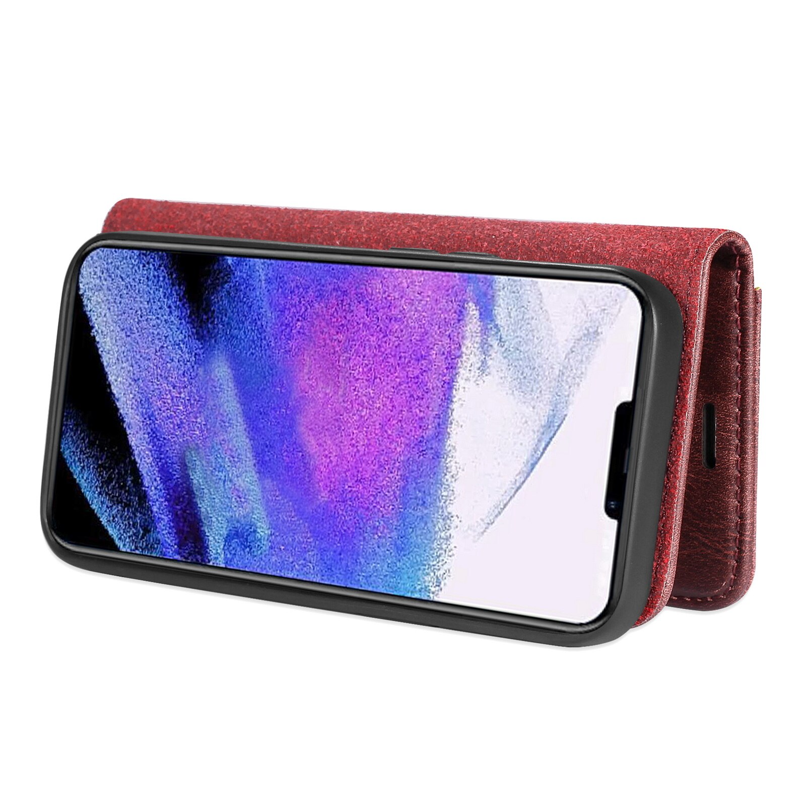 iPhone 13 Pro Max Magnet Wallet Red