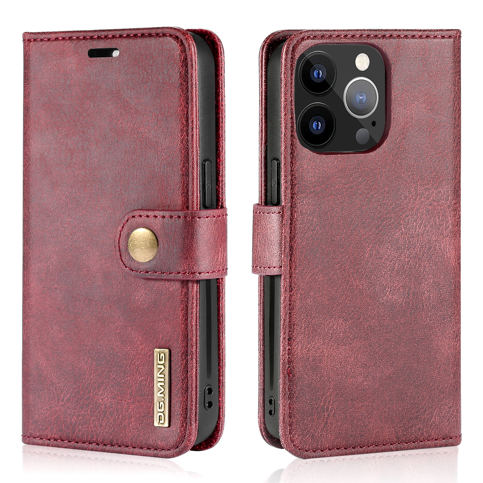 iPhone 13 Pro Magnet Wallet Red