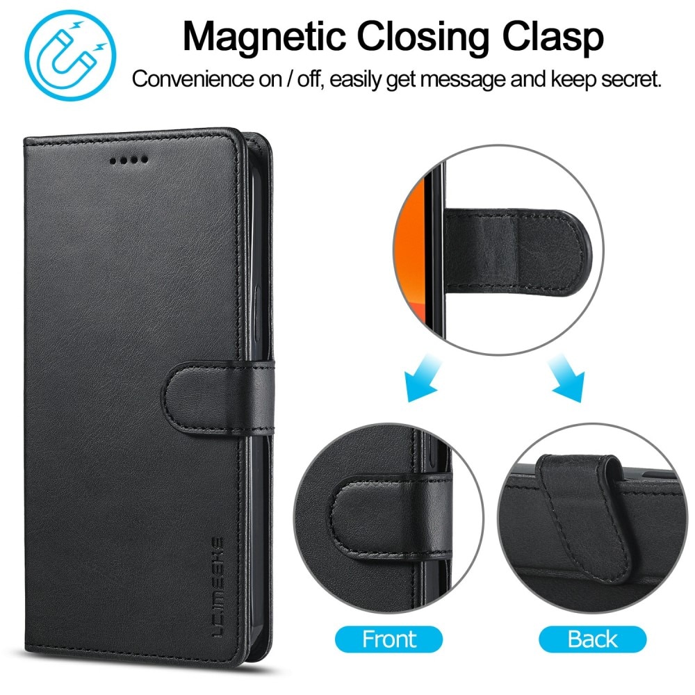 iPhone 13 Pro Max Wallet Case Black
